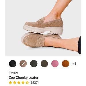 Portland Leather Zoe Chunky Loafer Taupe 7
